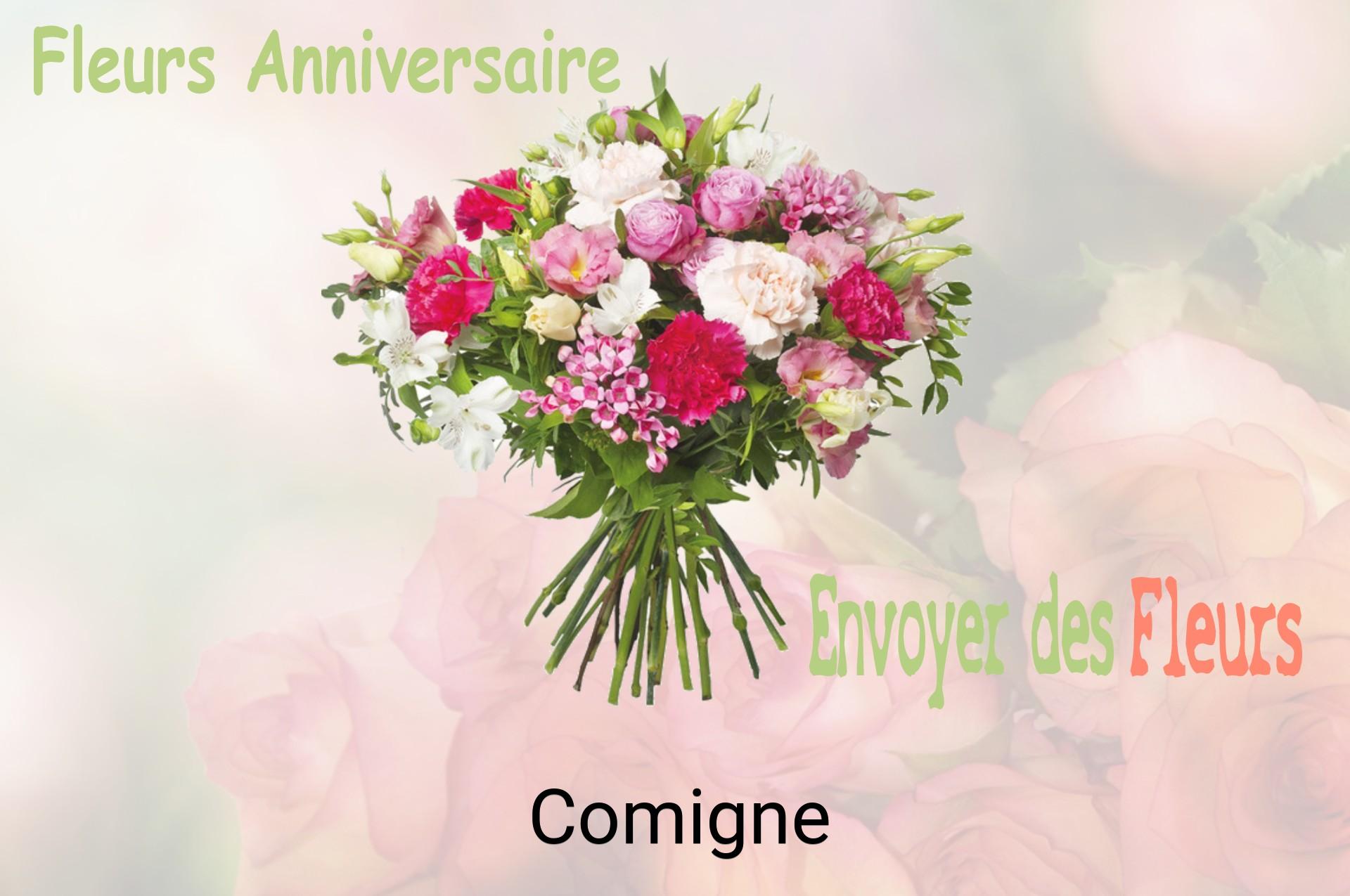 Bouquet de fleurs d’anniversaire livré à Comigne